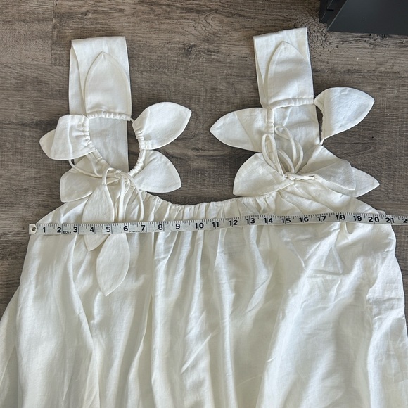 NWT Farm Rio Floral Detail Sleeveless Midi Dress L - Picture 8 of 16